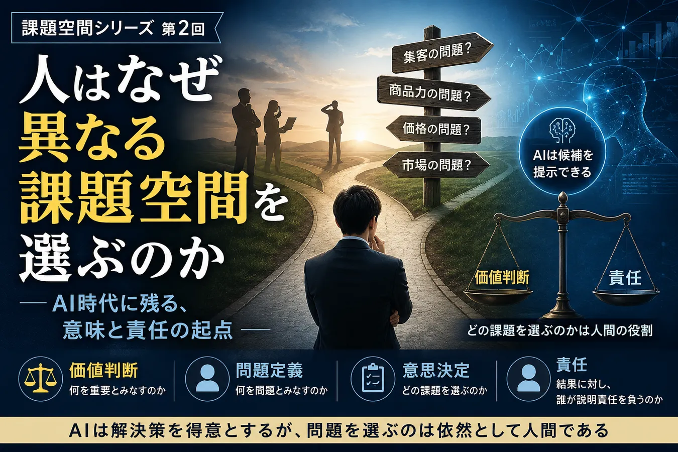 人はなぜ異なる課題空間を選ぶのか