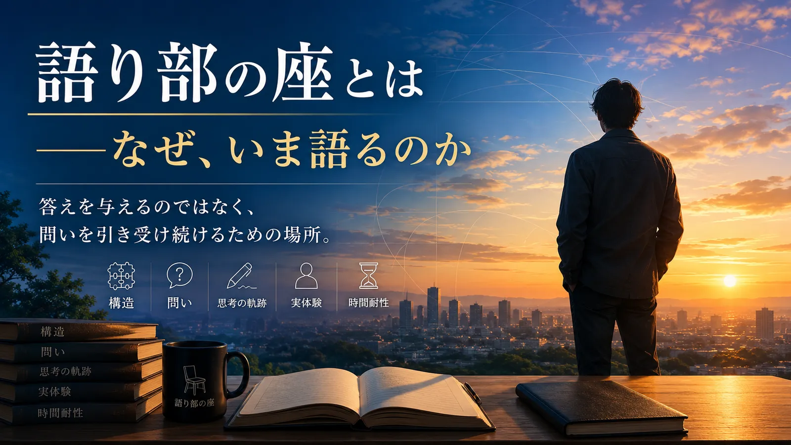 語り部の座とは —— なぜ、いま語るのか