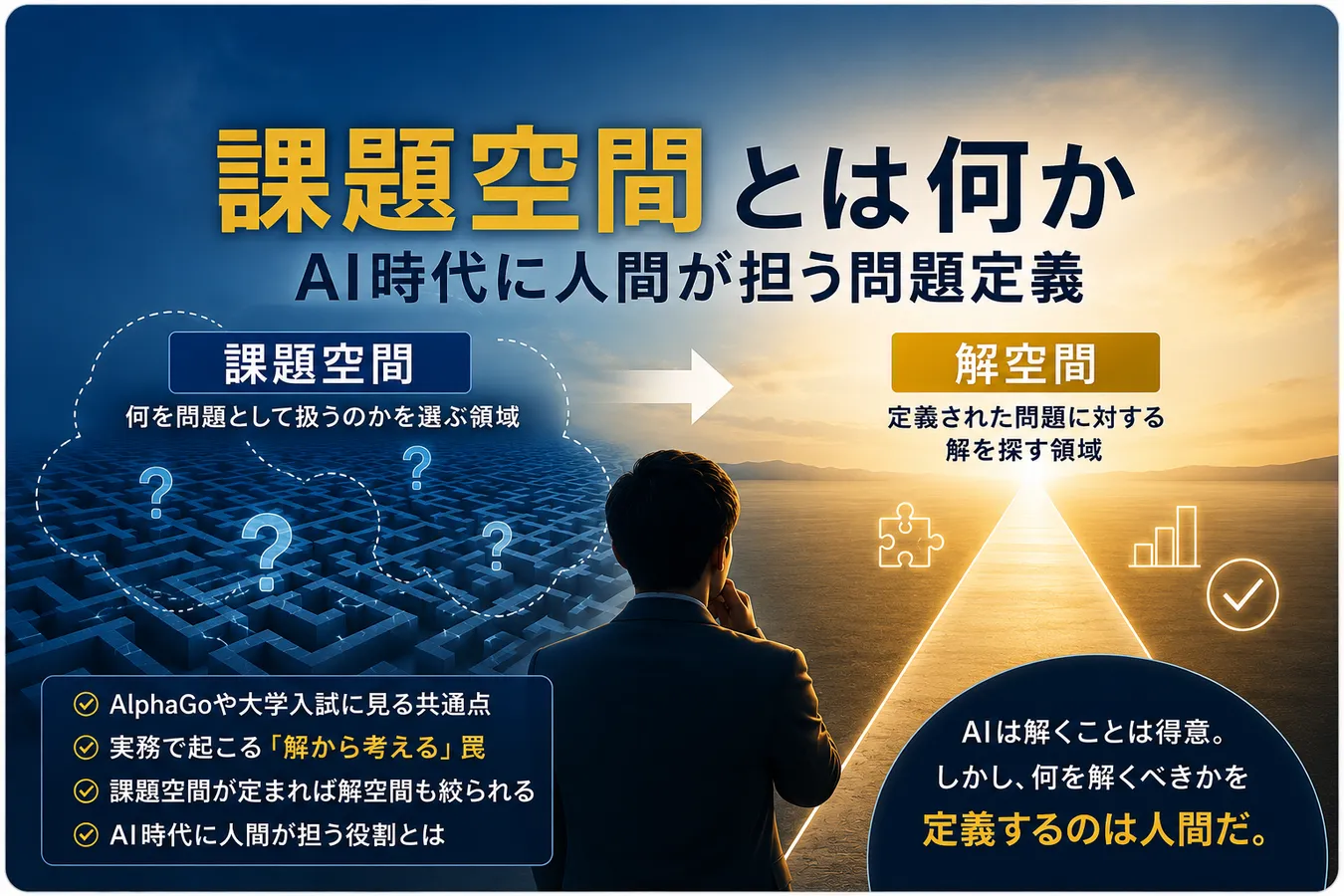 課題空間とは何か — AI時代に人間が担う問題定義