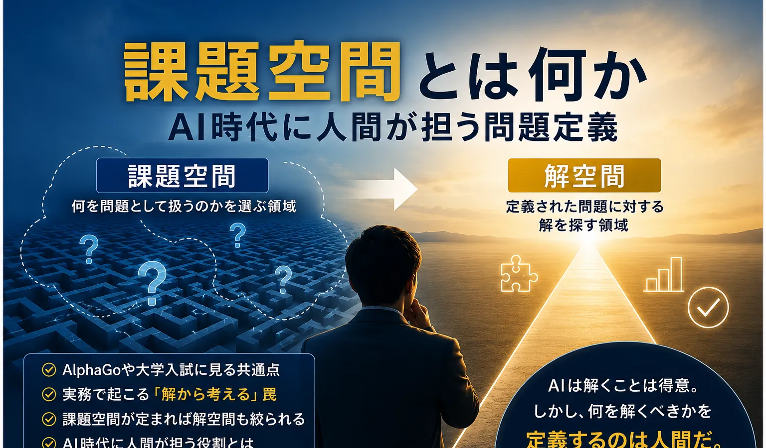 課題空間とは何か — AI時代に人間が担う問題定義